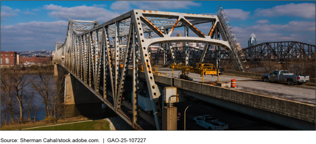 The Brent Spence Bridge, between Kentucky and Ohio, Received a Fiscal Year 2022 Bridge Investment Program Grant