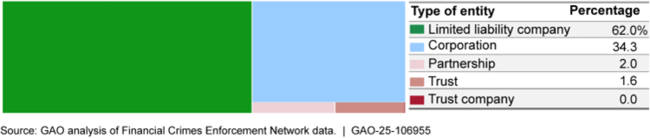 Types of Entities Named in Suspicious Activity Reports, 2019–2023