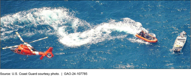 Coast Guard Vessel and Aircraft Interdict Cocaine-laden Vessel Headed to U.S.