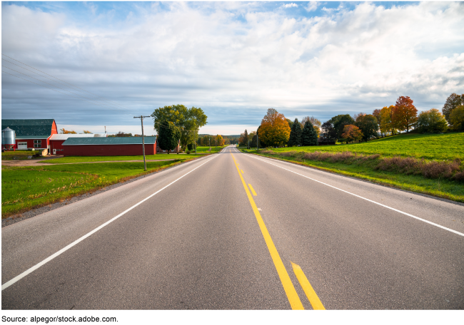 Rural roadway.