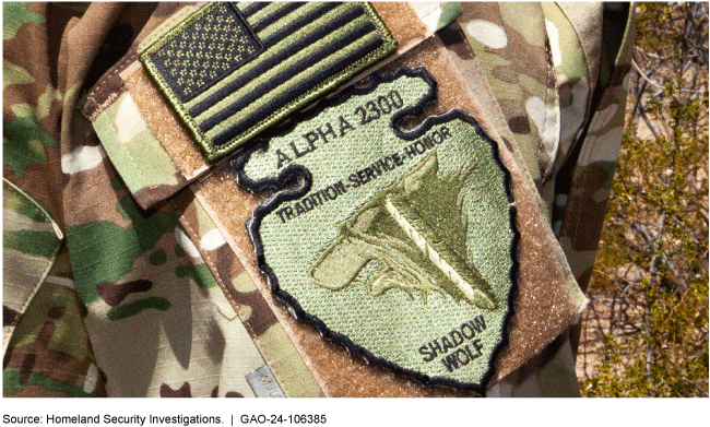 Badges on a military uniform