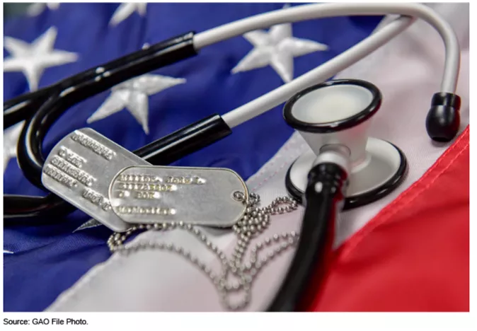 Stethoscope on US flag