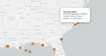 INTERACTIVE GRAPHIC: Coast Guard Surge Operations